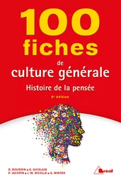 100 fiches de culture générale : Histoire de la pensée