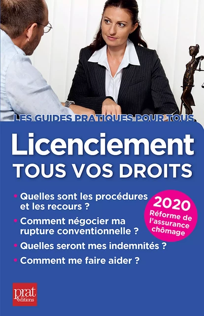 Licenciement, tous vos droits 2020 - Jacques Coudert, Catherine Doleux-Janat - Prat Editions