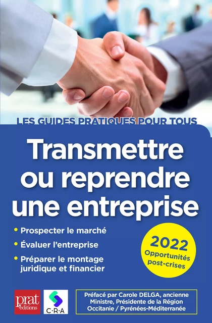 Transmettre ou reprendre une entreprise 2022 -  Cra - Prat Editions