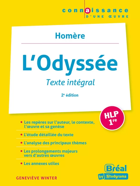 L'Odyssée - Homère - Geneviève Winter - Bréal