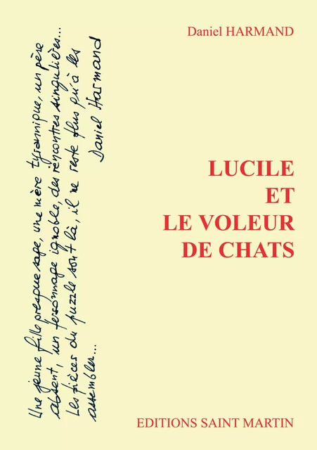 Lucile et le voleur de chats - Daniel Harmand - Editions Saint Martin