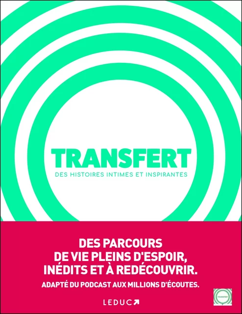 Transfert - Le livre : Des histoires intimes et inspirantes -  Slate - Éditions Leduc