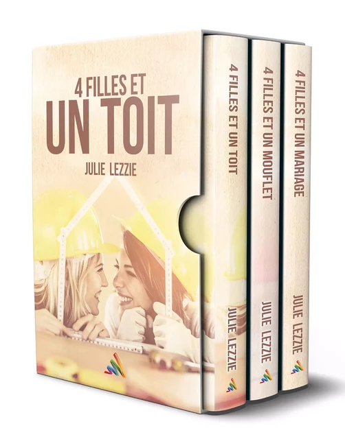 Quatre filles... L'intégrale de la trilogie | Roman lesbien, livre lesbien - Julie Lezzie - Homoromance Éditions