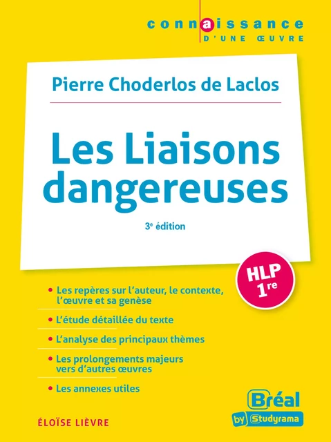 Les Liaisons dangereuses - Pierre Choderlos de Laclos - Éloïse Lièvre - Bréal