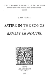 Satire in the songs of Renart le nouvel