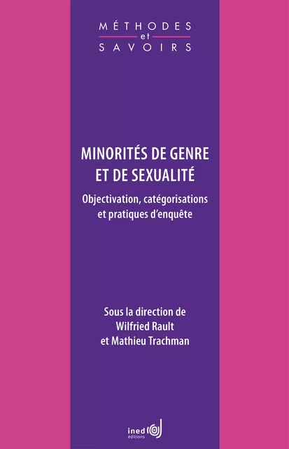 Minorités de genre et de sexualité -  - Ined Éditions