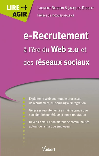 e-Recrutement à l'ère du Web 2.0 et des réseaux sociaux - Jacques Digout, Laurent Besson - Vuibert