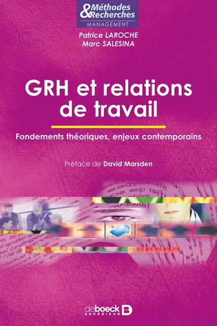 GRH et relations de travail - Patrice Laroche, Marc Salesina - De Boeck Supérieur