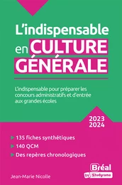 L'indispensable en culture générale - 2024-2025