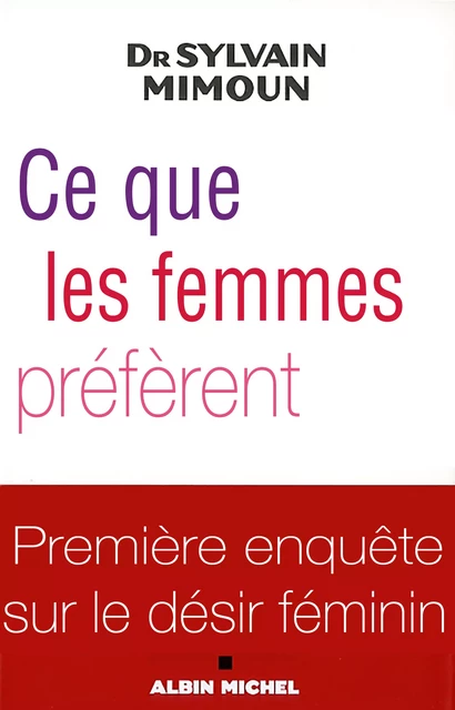 Ce que les femmes préfèrent - Dr Sylvain Mimoun, Bernadette Costa-Prades - Albin Michel