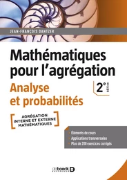 Mathématiques pour l'agrégation - Analyse et probabilités