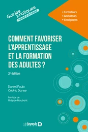 Comment favoriser l'apprentissage et la formation des adultes ?