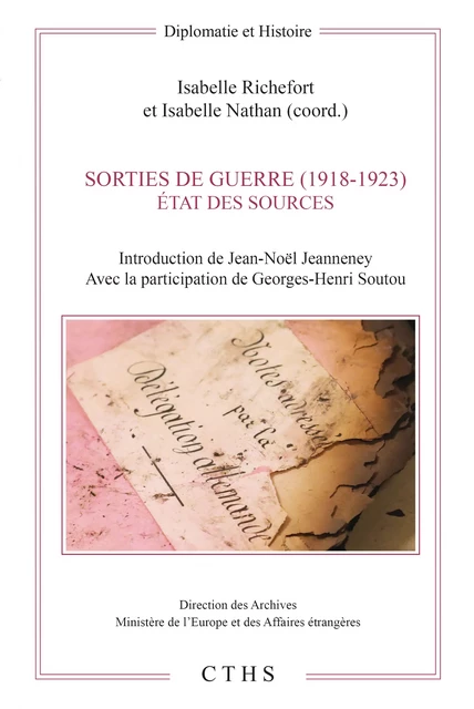 Sorties de guerre (1918-1923) -  - Direction des Archives