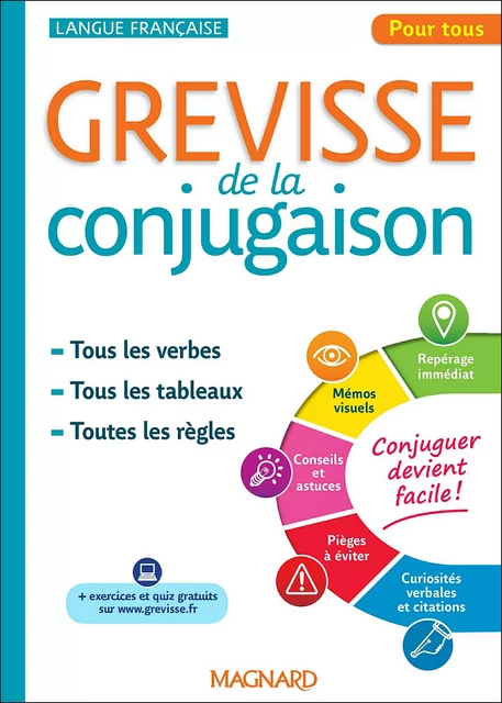 Grevisse de la conjugaison - Bénédicte Gaillard - Magnard