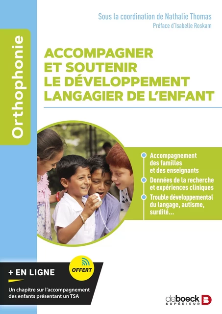 Accompagner et soutenir le développement langagier de l’enfant - Nathalie Thomas - De Boeck Supérieur