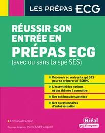 Réussir son entrée en prépa ECG (avec ou sans la spé SES)