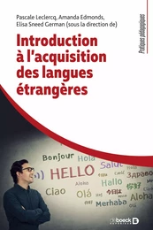 Introduction à l'acquisition des langues étrangères