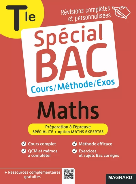 Spécial Bac 2025 : Maths - Tle - Cours, méthode, exos - Vito Punta - Magnard