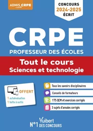 Sciences et technologie - CRPE 2024-2025 - Tout-en-un