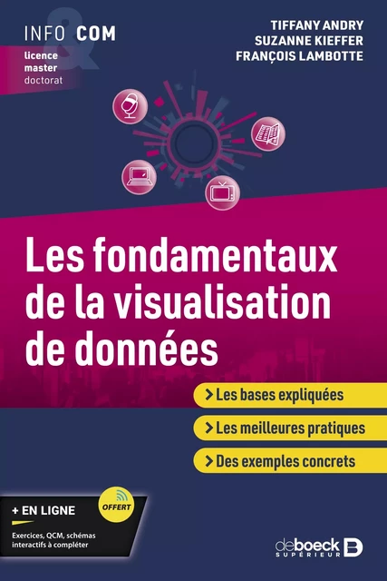 Les fondamentaux de la visualisation de données - Tiffany Andry, Suzanne Kieffer, François Lambotte - De Boeck Supérieur