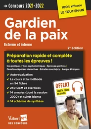 Concours Gardien de la paix - Catégorie B - Concours 2021-2022