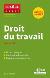 Droit du travail - Licence, Master - Édition 2023