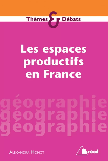 Les espaces productifs en France - Alexandra Monot - Bréal