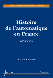 Histoire de l'automatique en France : 1850-1950