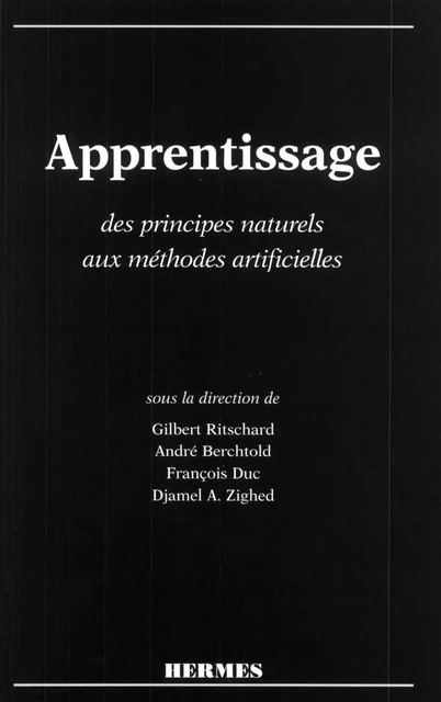 Apprentissage, des principes naturels aux méthodes artificielles -  RITSCHARD - Hermes Science Publications