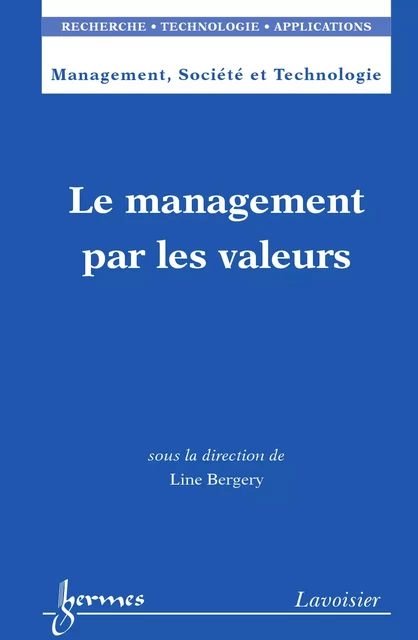 Le management par les valeurs - Line Bergery - Hermes Science Publications