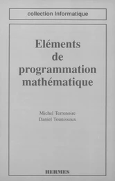 Eléments de programmation mathématique (coll. Informatique)