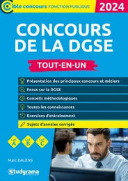 Concours de la DGSE - Tout-en-un - Catégories A, B et C - Édition 2024