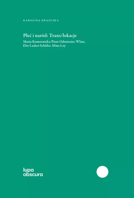 Płeć i naród : Trans/lokacje - Karolina Krasuska - Instytut Badań Literackich Polskiej Akademii Nauk