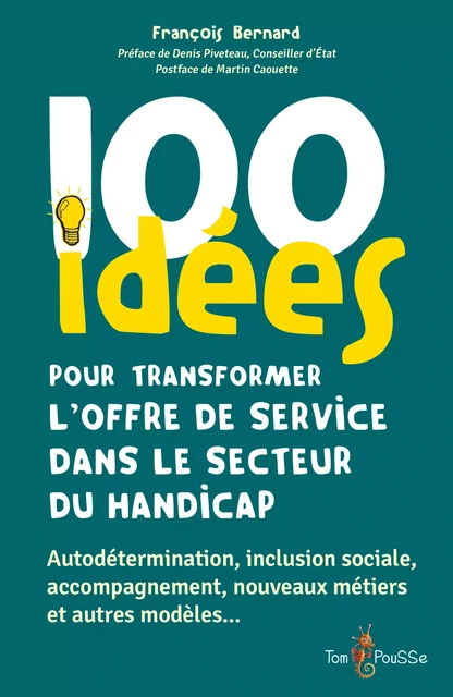 100 idées pour transformer l'offre de service dans le secteur du handicap - François Bernard - Tom Pousse