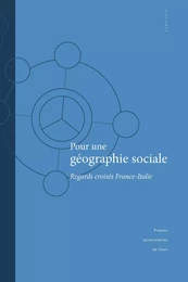 Pour une géographie sociale