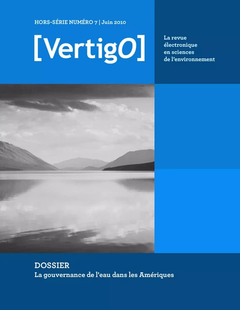 La gouvernance de l'eau dans les Amériques - Les Éditions en environnement VertigO - Les Éditions en environnement VertigO