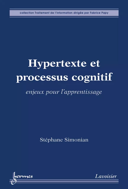 Hypertexte et processus cognitif - Stéphane Simonian - Hermes Science Publications