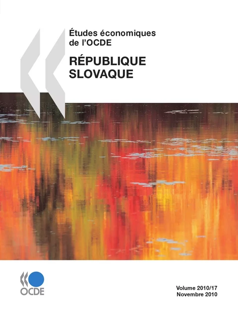 Études économiques de l'OCDE : République slovaque 2010 -  Collectif - OECD