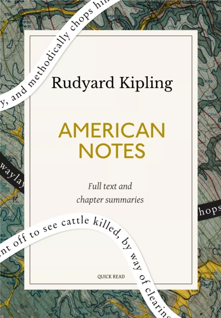 American Notes: A Quick Read edition - Quick Read, Rudyard Kipling - Quick Read