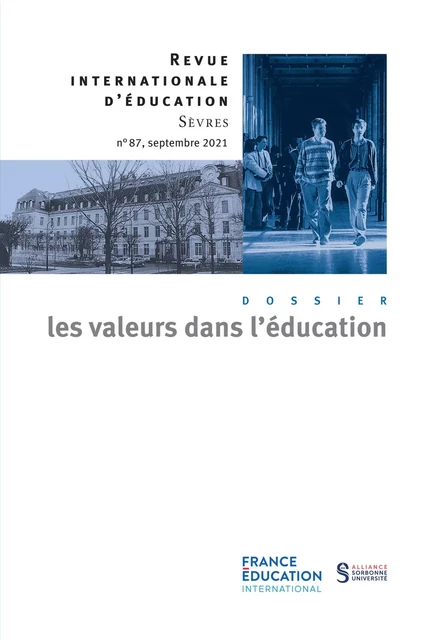 L'éthique dans l'école - Revue 87 -  CIEP - Didier