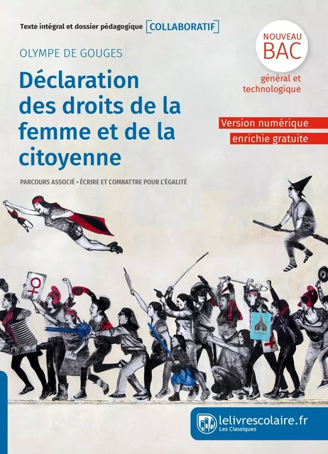 Déclaration des droits de la femme et de la citoyenne - Olympe de Gouges - Lelivrescolaire.fr