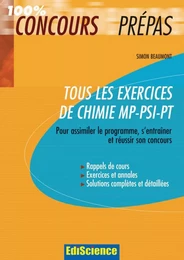 Tous les exercices de Chimie MP-PSI-PT