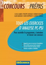 Tous les exercices d'Analyse PC-PSI