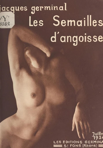 Les semailles d'angoisse - Jacques Germinal - FeniXX réédition numérique