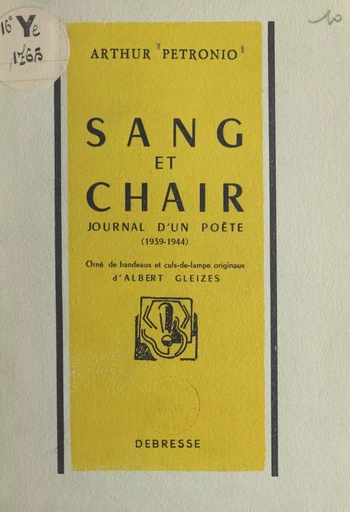 Sang et chair - Arthur Pétronio - FeniXX réédition numérique