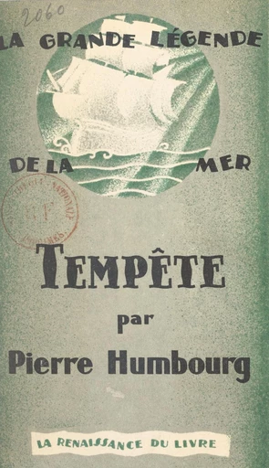 Tempête - Pierre Humbourg - FeniXX réédition numérique