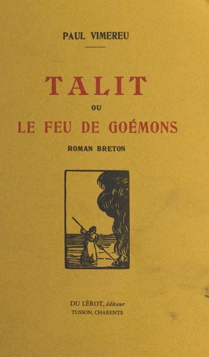 Talit - Paul Vimereu - FeniXX réédition numérique