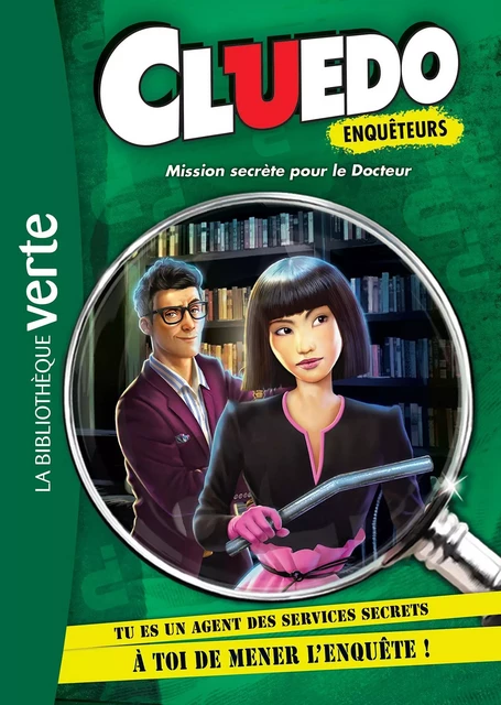 Cluedo Enquêteurs 03 - Mission secrète pour le Docteur -  Hasbro - Hachette Jeunesse