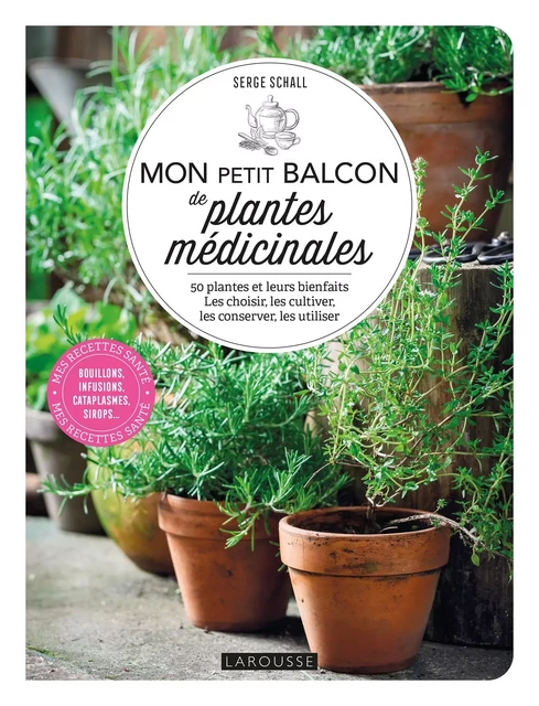 Mon petit balcon de plantes médicinales - Serge Schall - Larousse