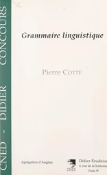 Grammaire linguistique